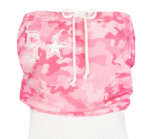 HIDDEN CULT® Pink Camo Slouchy Top