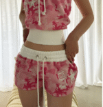 HIDDEN CULT® Pink Camo Slouchy Top